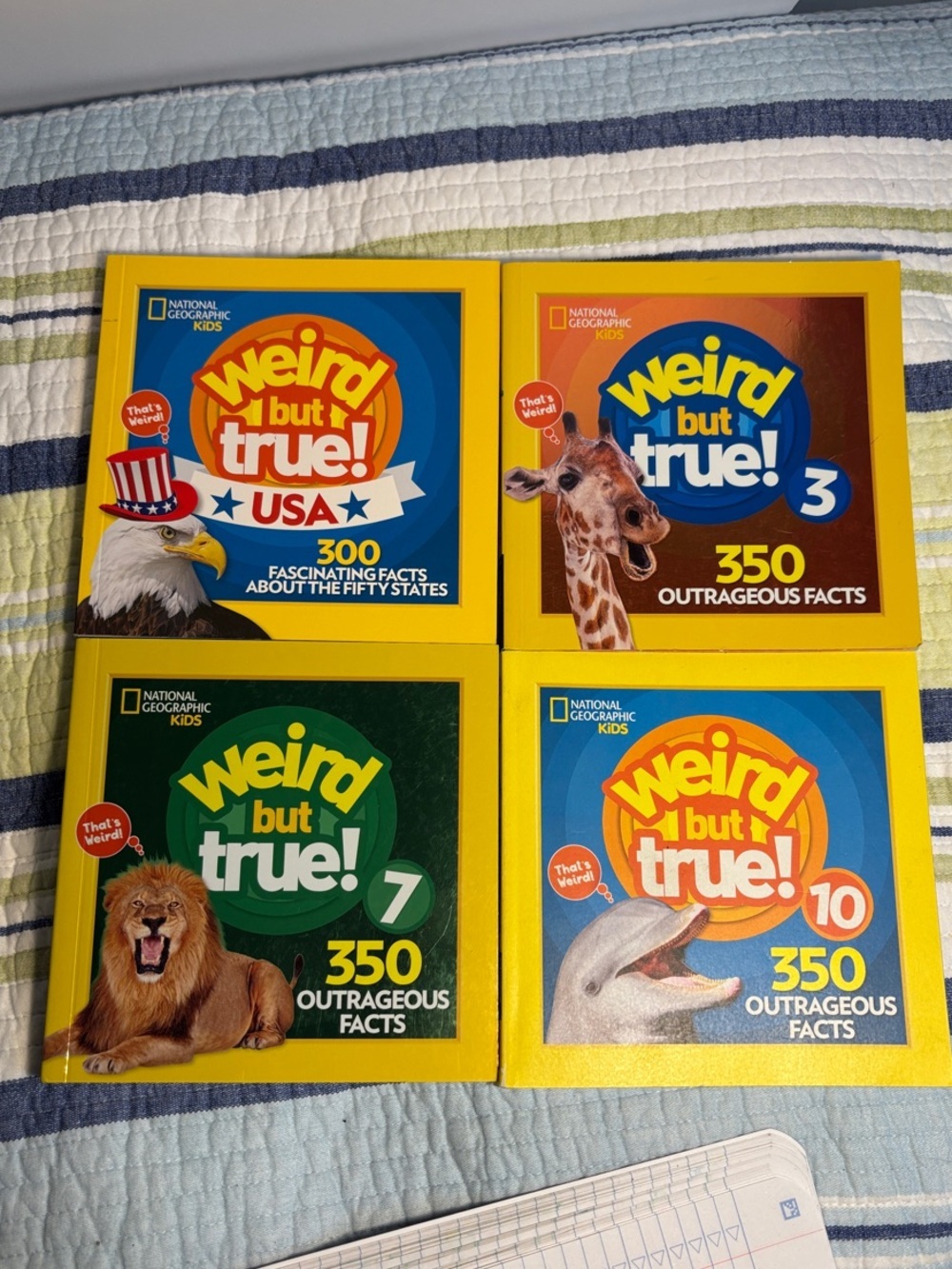 National Geographic Kids Weird but True! Book Set - Bright Yellow Borders